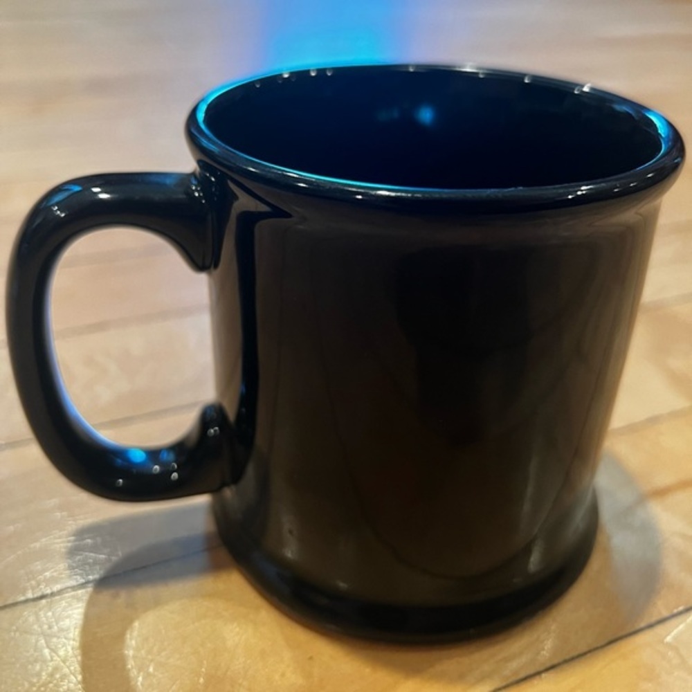 Harley Davidson Official Licensed Orange Black Coffee Mug 14oz Raised Logo Cup‎ - Picture 3 of 4